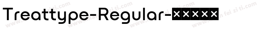 Treattype-Regular字体转换