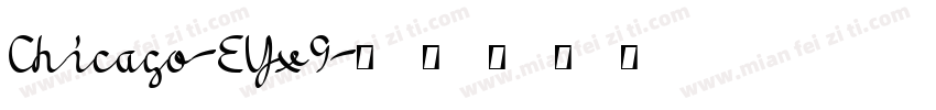 Chicago-EYx9字体转换