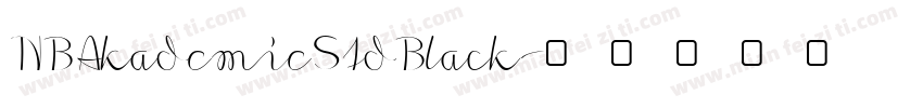 NBAkademieStdBlack字体转换
