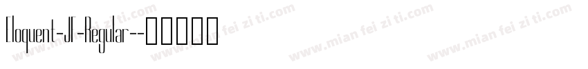 Eloquent-JF-Regular-字体转换