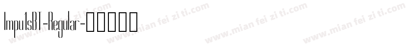 Impu1sBT-Regular字体转换