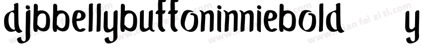 DjbBellybuttonInnieBold-2Y7X字体转换