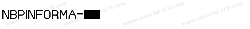 NBPINFORMA字体转换