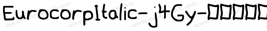 EurocorpItalic-j4Gy字体转换