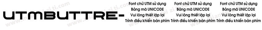 UTMButtre字体转换