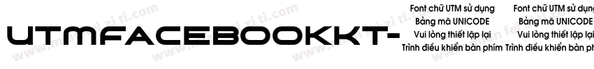 UTMFacebookKT字体转换