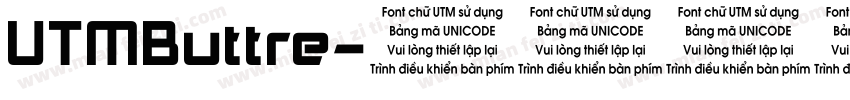 UTMButtre字体转换