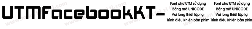 UTMFacebookKT字体转换
