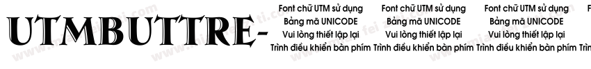 UTMButtre字体转换