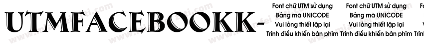 UTMFacebookK字体转换