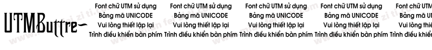 UTMButtre字体转换