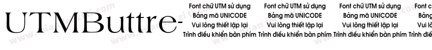 UTMButtre字体转换