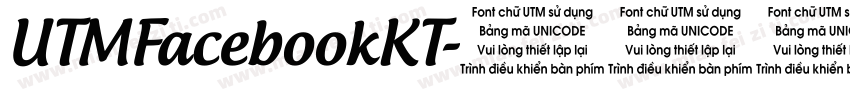 UTMFacebookKT字体转换
