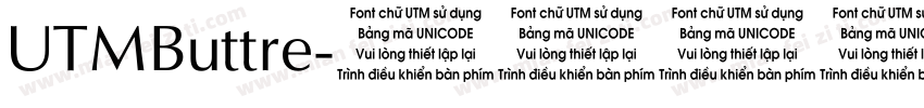 UTMButtre字体转换