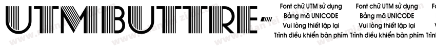UTMButtre字体转换