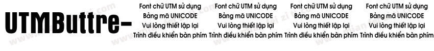 UTMButtre字体转换