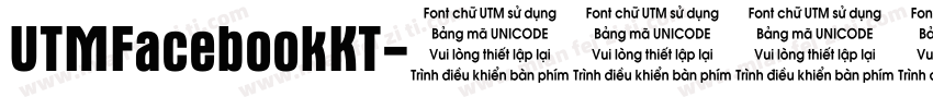 UTMFacebookKT字体转换