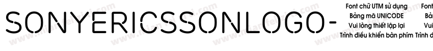 SonyEricssonLogo字体转换