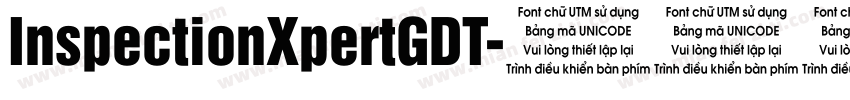 InspectionXpertGDT字体转换