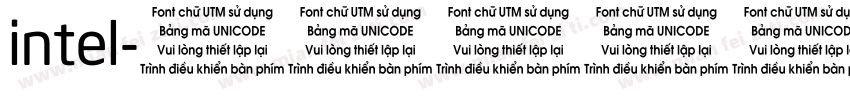intel字体转换