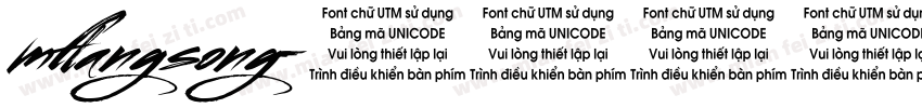 mflangsong字体转换