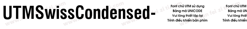 UTMSwissCondensed字体转换