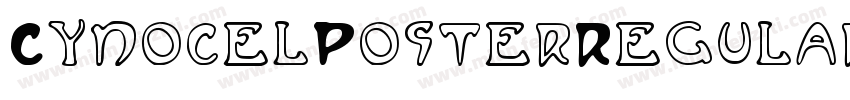 CynocelPosterRegular-17lZ字体转换
