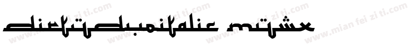 DirtyDuoItalic-mYWx字体转换