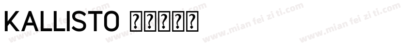 Kallisto字体转换