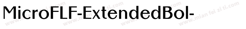 MicroFLF-ExtendedBol字体转换