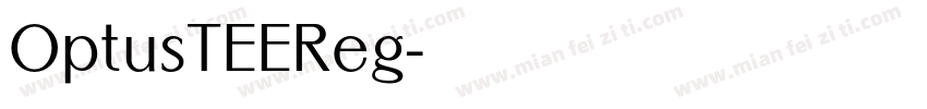 OptusTEEReg字体转换