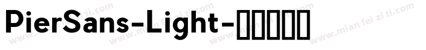 PierSans-Light字体转换