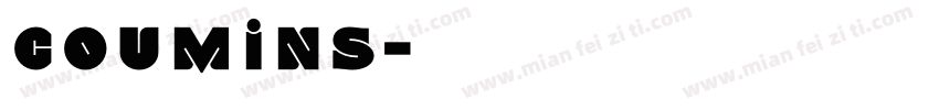coumins字体转换