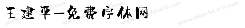王建平字体转换