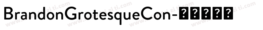 BrandonGrotesqueCon字体转换
