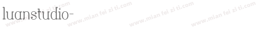 luanstudio字体转换