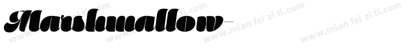 Marshmallow字体转换
