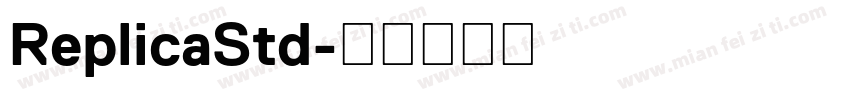 ReplicaStd字体转换