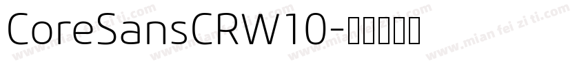 CoreSansCRW10字体转换