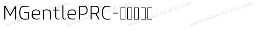 MGentlePRC字体转换