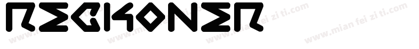 RECKONER字体转换