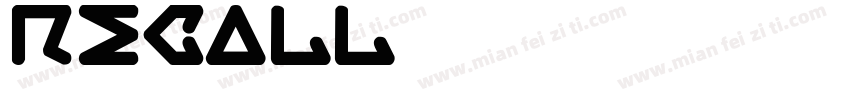 Recall字体转换