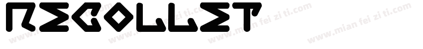 Recollet字体转换