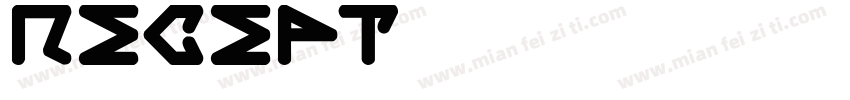 recept字体转换