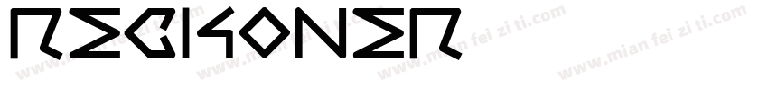 RECKONER字体转换