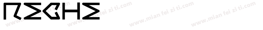 Reche字体转换