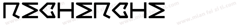 recherche字体转换