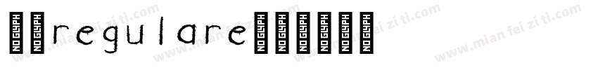 50regulare字体转换