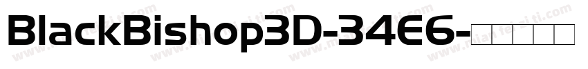 BlackBishop3D-34E6字体转换