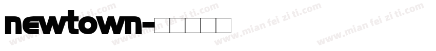 newtown字体转换